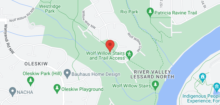map of 137 WOLF WILLOW CR NW